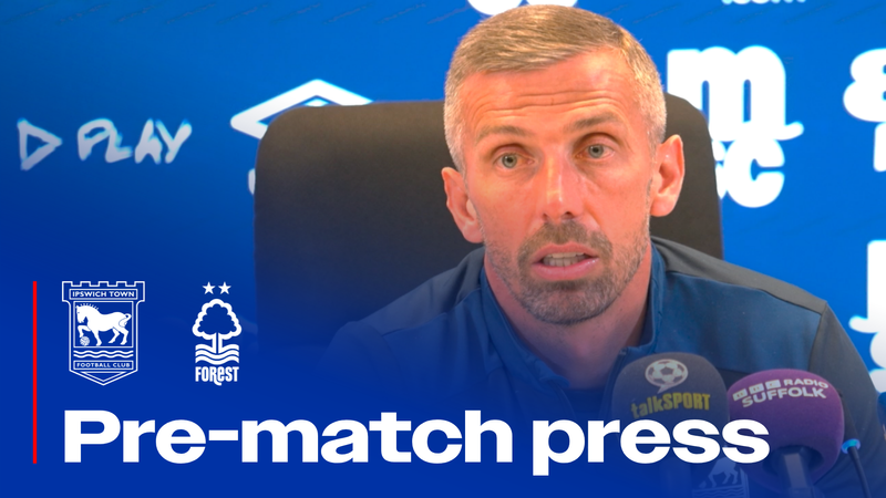 GARY O'NEIL LOOKS AHEAD TO FRIDAY NIGHT FOOTBALL AGAINST FOREST