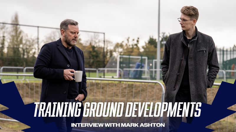 MARK ASHTON ON NEW TRAINING GROUND