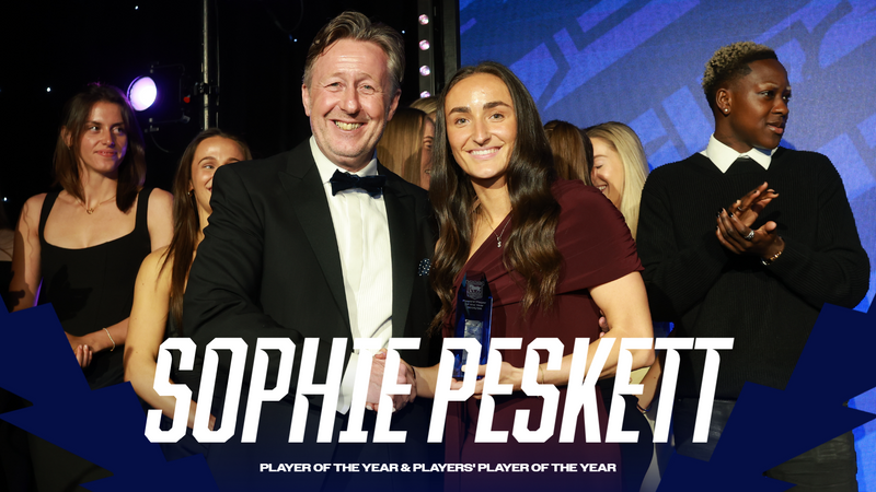 PLAYERS' PLAYER OF THE YEAR & PLAYER OF THE SEASON | SOPHIE PESKETT