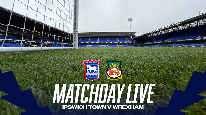 MATCHDAY LIVE | WREXHAM (H)