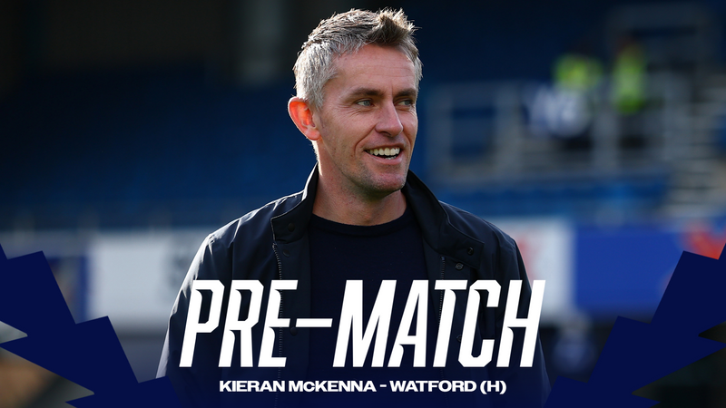 KIERAN AHEAD OF WATFORD CLASH