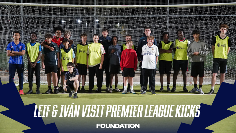LEIF & IVÁN VISIT PREMIER LEAGUE KICKS