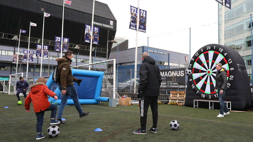 Ipswich Town FC FANZONE OPEN FOR WEST HAM FRIENDLY