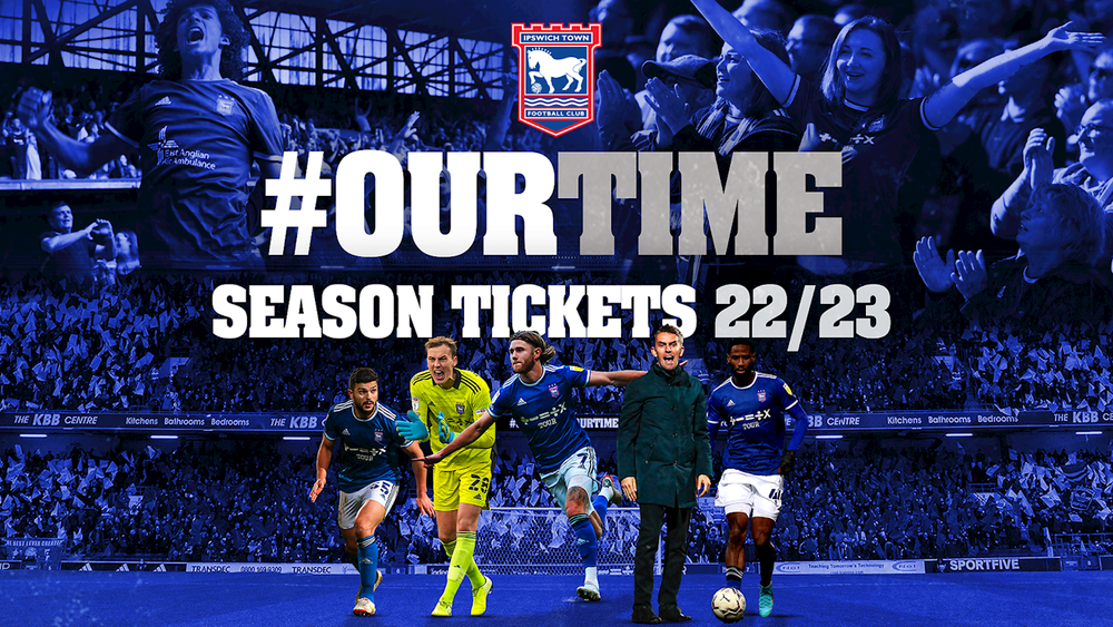 Ipswich Town FC | APPROACHING 16,500 SEASON TICKETS SOLD
