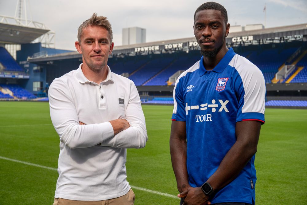 Ipswich Town Axel Tuanzebe signs for Ipswich Town